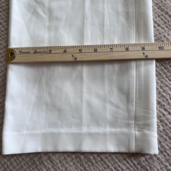 Tahari Pants Womens XS White Wide Leg Pull On Lined Pleated Trousers THF23003 - Picture 13 of 14